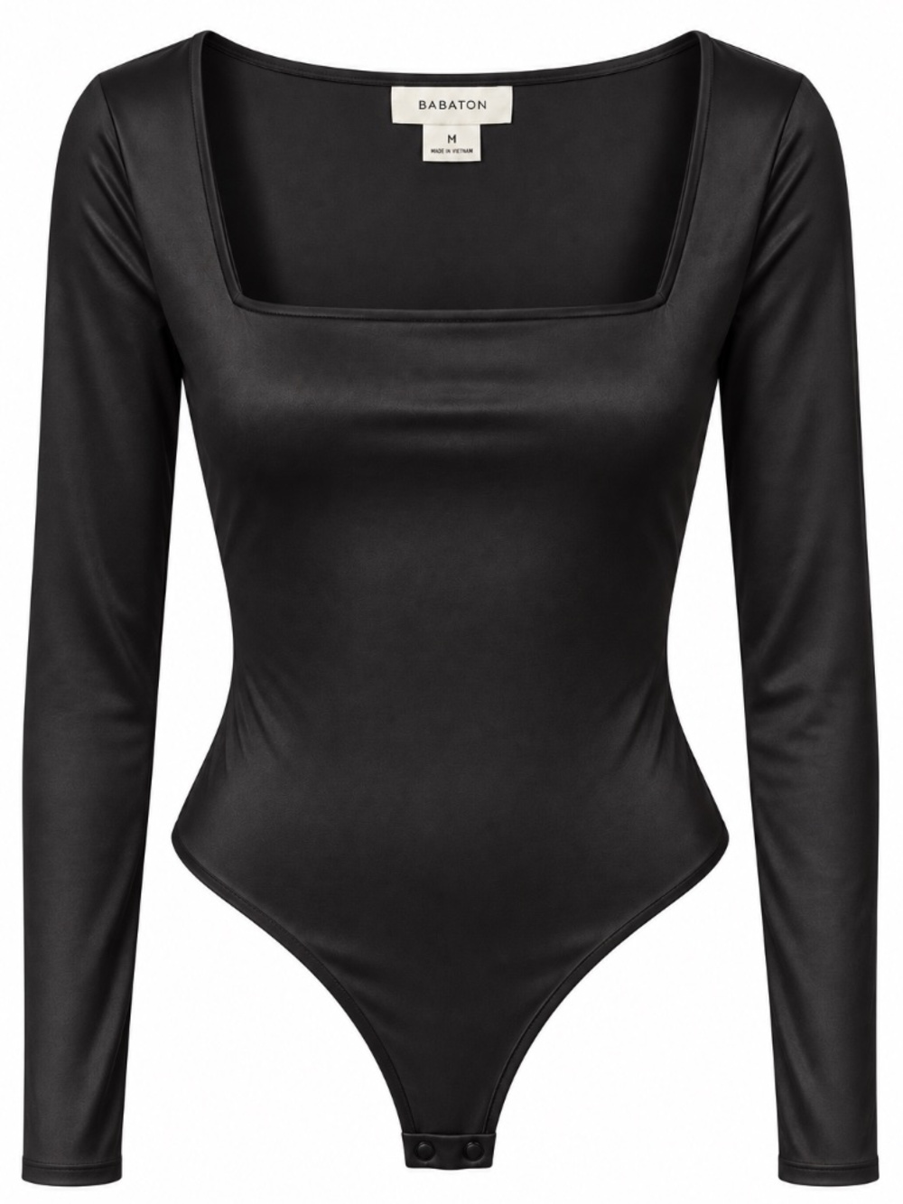 Babaton Square Neck Long Sleeve Bodysuit